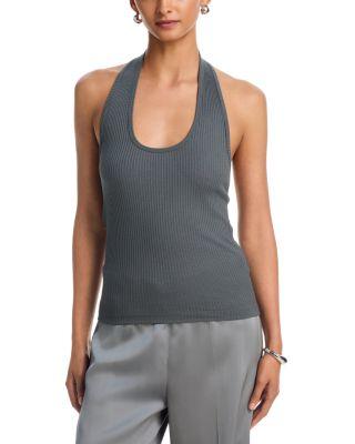 Halter Strap Tank Top by HELMUT LANG
