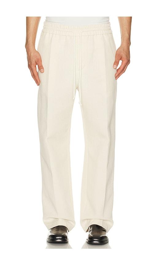 Helmut Lang Sailor Pant in Cream by HELMUT LANG