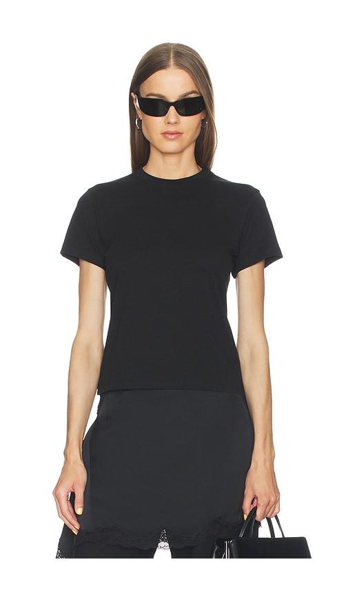 Helmut Lang Wardrobe Tee in Black by HELMUT LANG