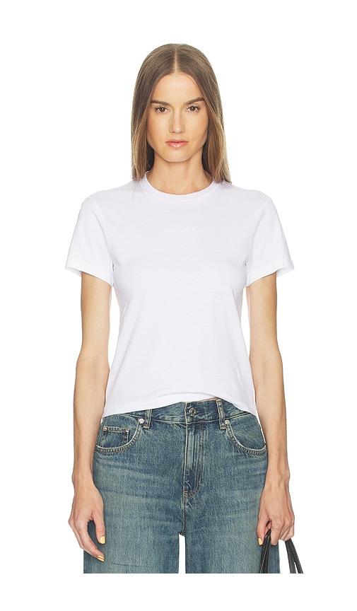 Helmut Lang Wardrobe Tee in White by HELMUT LANG