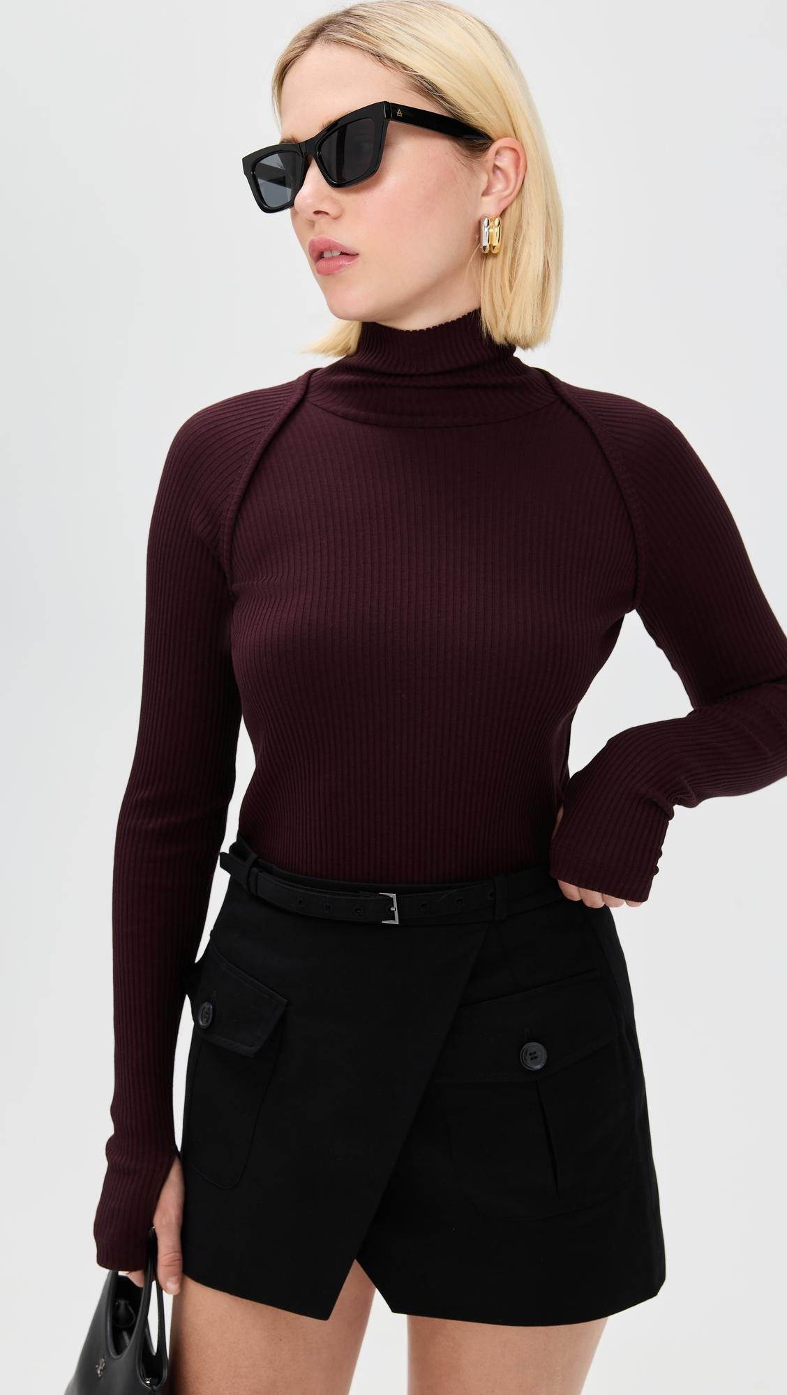 Layered Shrug Turtleneck by HELMUT LANG