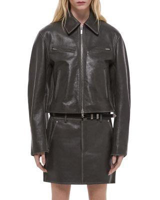 Leather Biker Jacket by HELMUT LANG