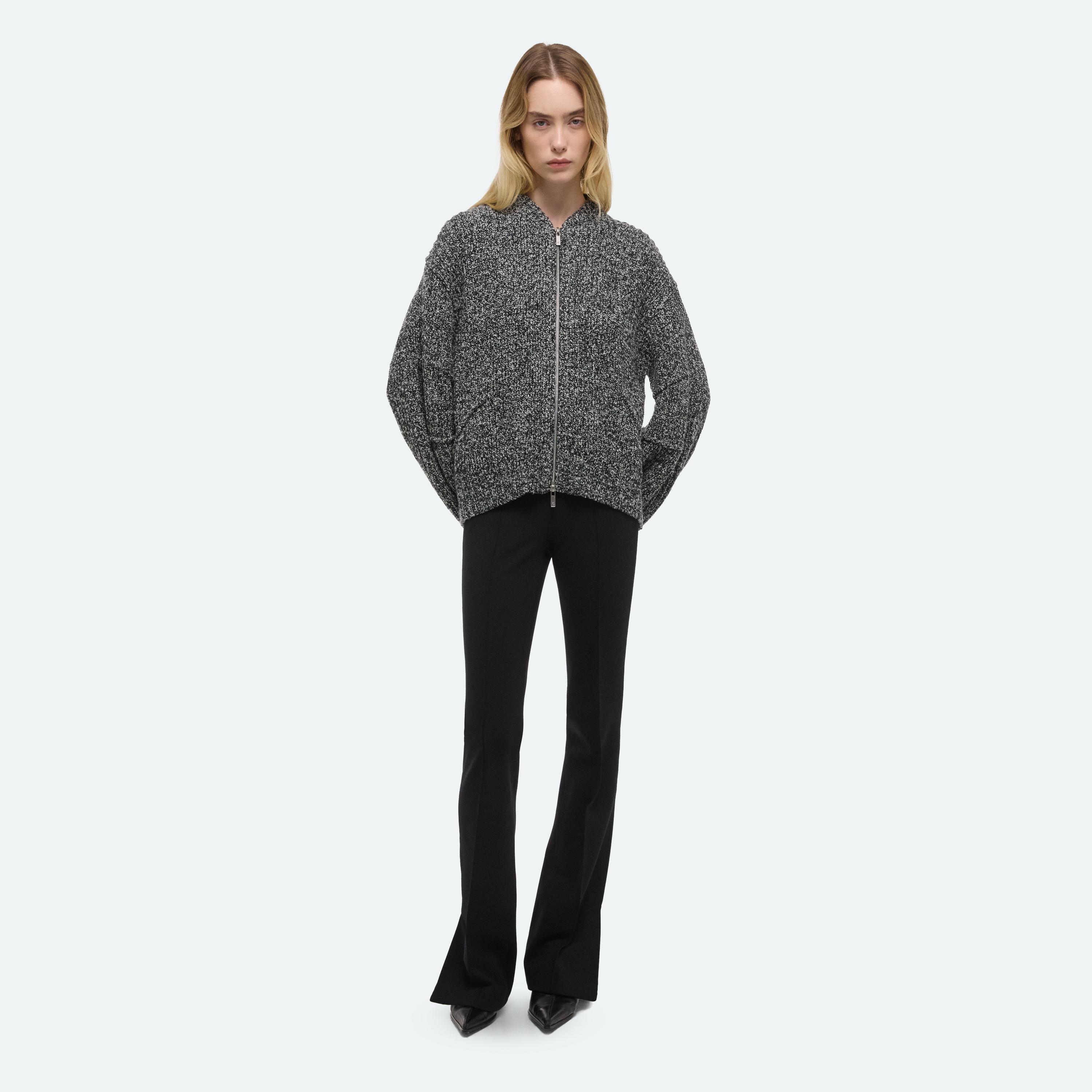Marled Zip Sweater by undefined Marled Zip Sweater by undefined