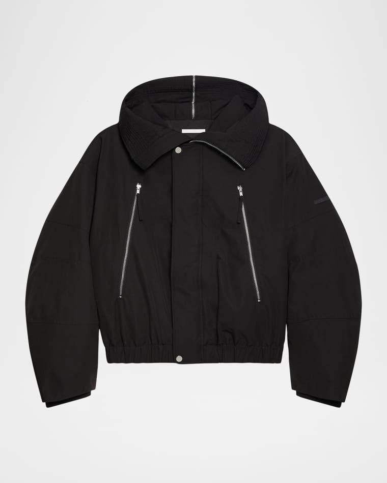 Men's Hooded Astro Bomber Jacket by HELMUT LANG
