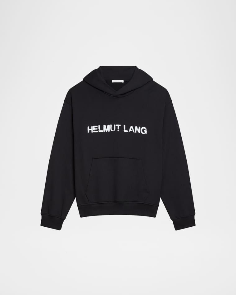 Men's Relaxed-Fit Stencil Cotton Hoodie by HELMUT LANG
