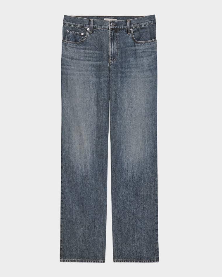 Men's Wardrobe Wide-Leg Denim Jeans by HELMUT LANG