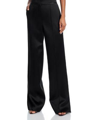 Minimal Satin Pants by HELMUT LANG