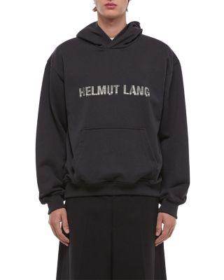 Plaid Check Logo Hoodie by HELMUT LANG
