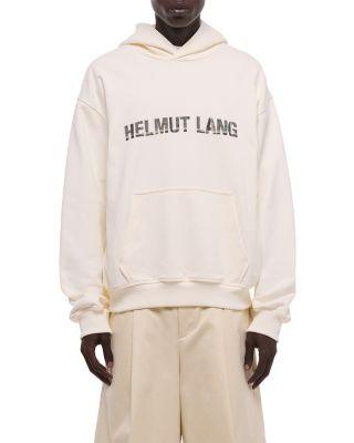 Plaid Check Logo Hoodie by HELMUT LANG