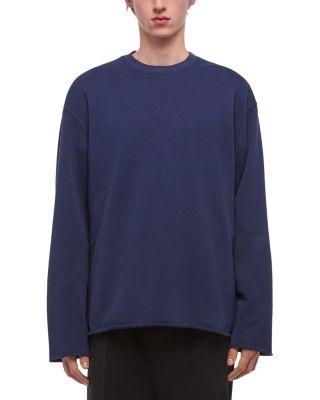 Raw Hem Crewneck by HELMUT LANG