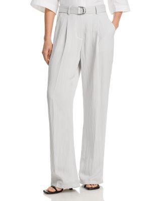 Relaxed Pleated Pants by HELMUT LANG