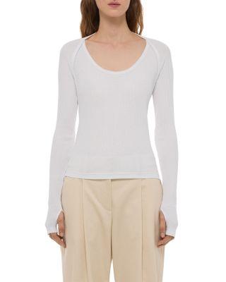 Ribbed Shrug Top by HELMUT LANG