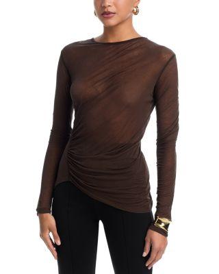 Ruched Top by HELMUT LANG