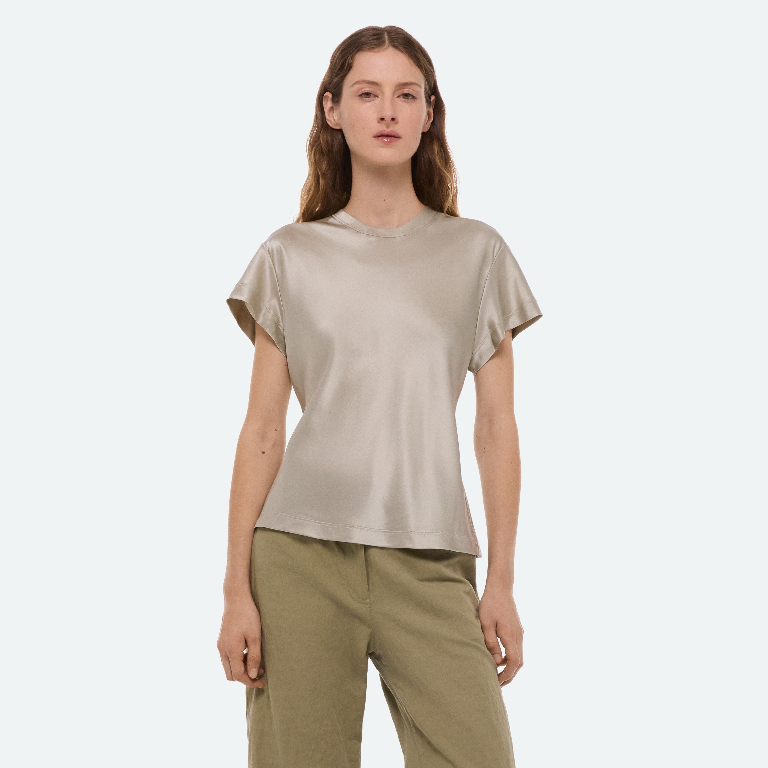 Silk Tee by HELMUT LANG