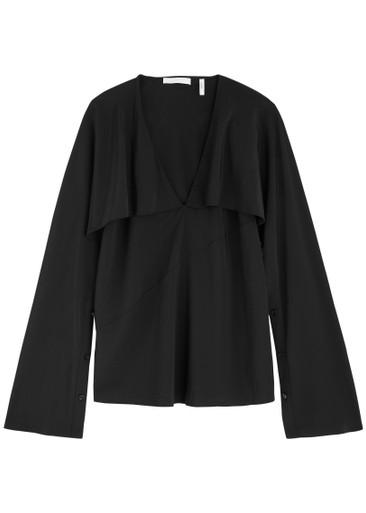 Silk crepe de chine blouse by HELMUT LANG