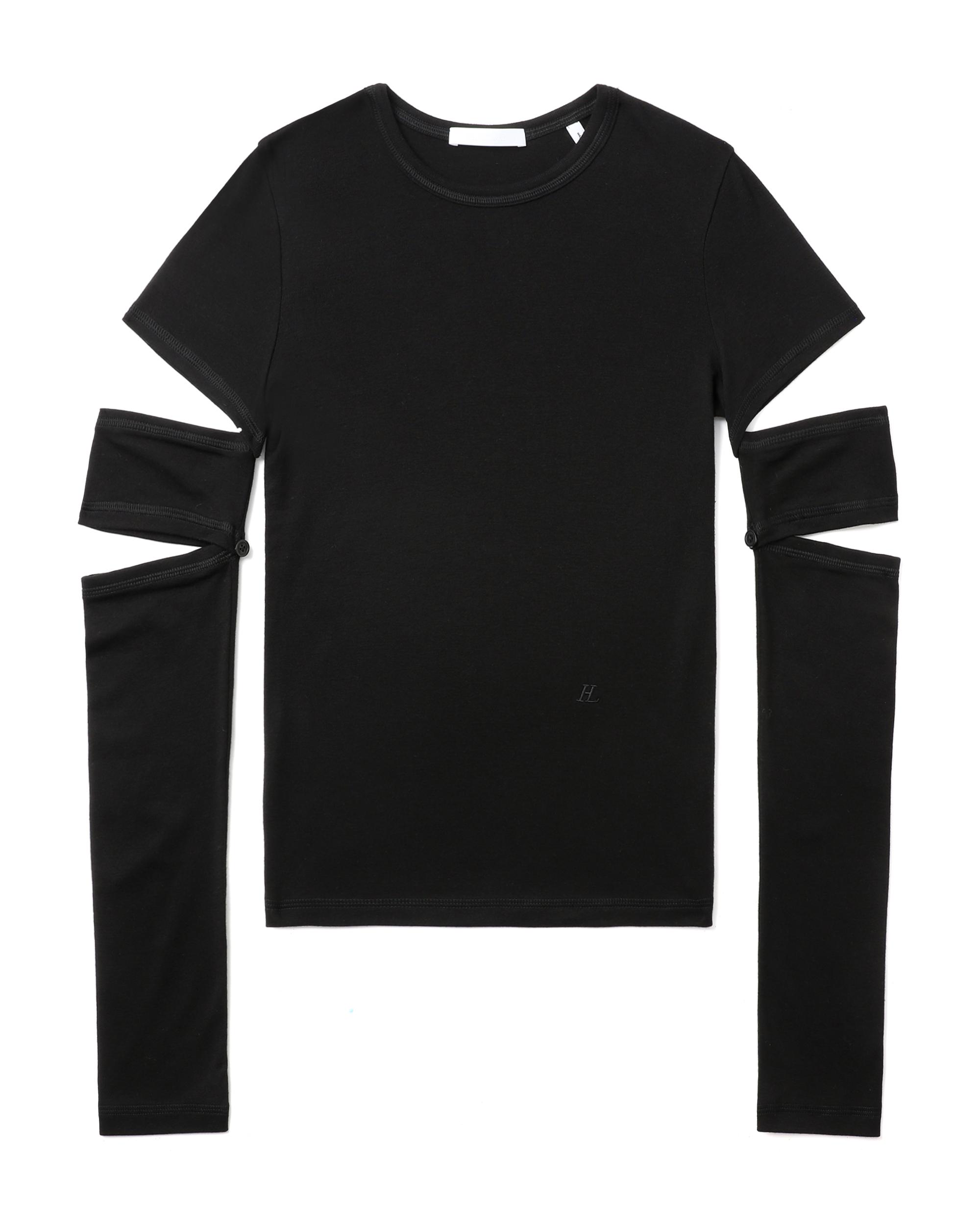 Slashed long sleeves top by HELMUT LANG