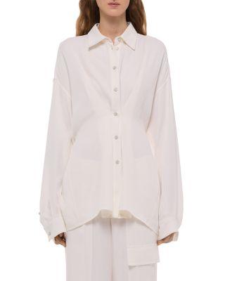Soft Cinched Shirt by HELMUT LANG
