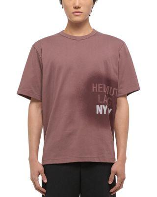 Spray Relaxed Fit Graphic Logo Tee by HELMUT LANG