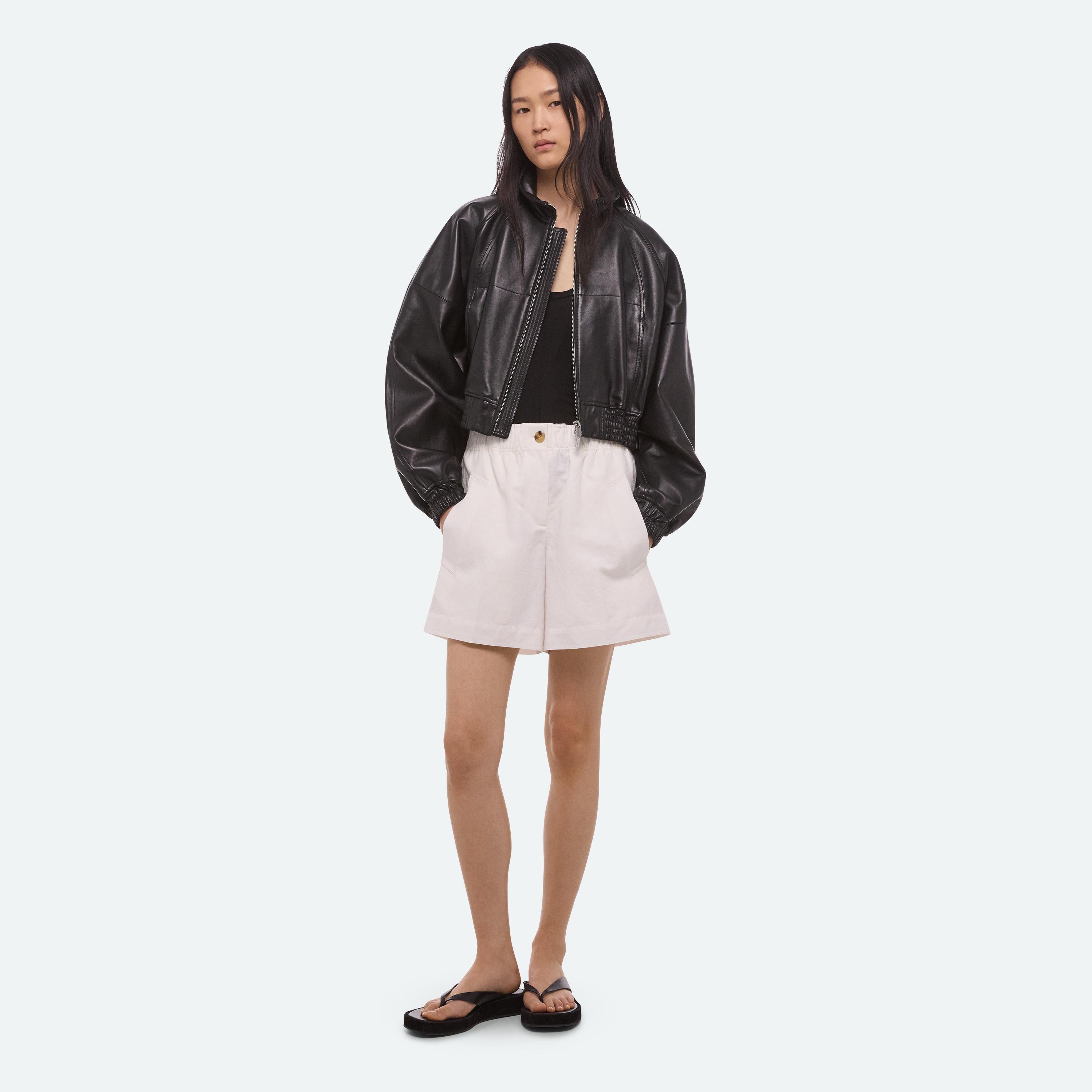 TRENCH PULL-ON SHORT by HELMUT LANG