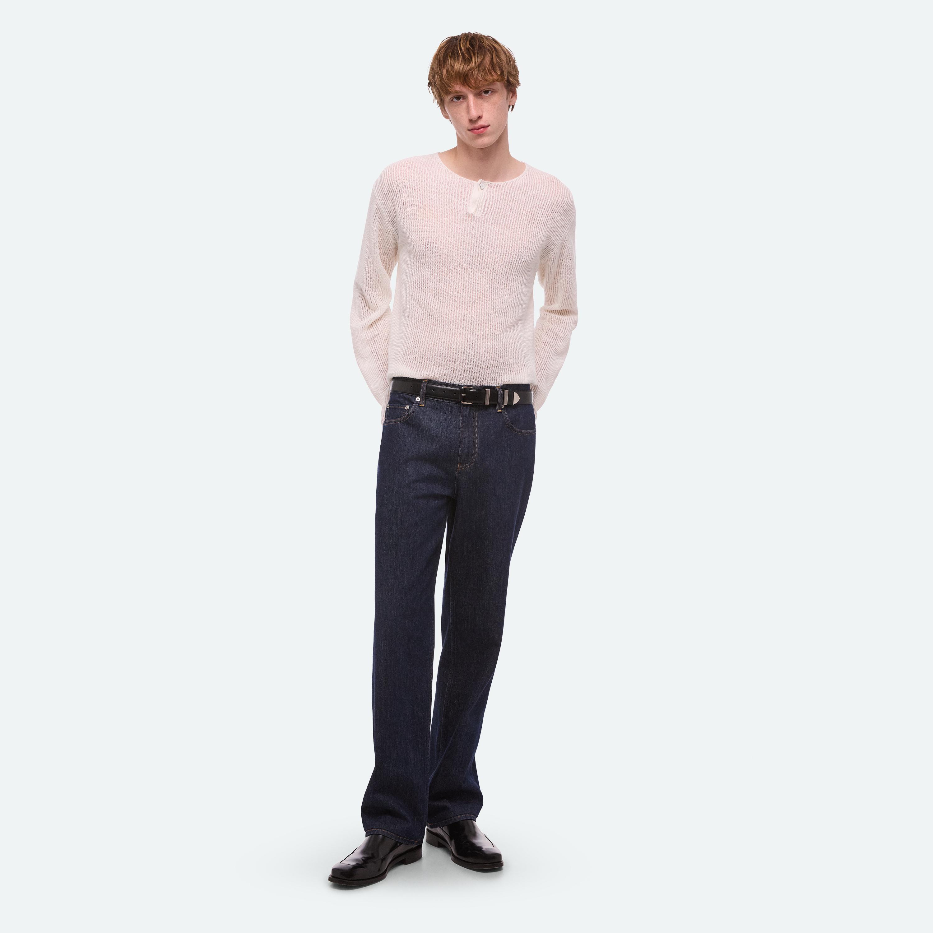 Textured Henley by HELMUT LANG