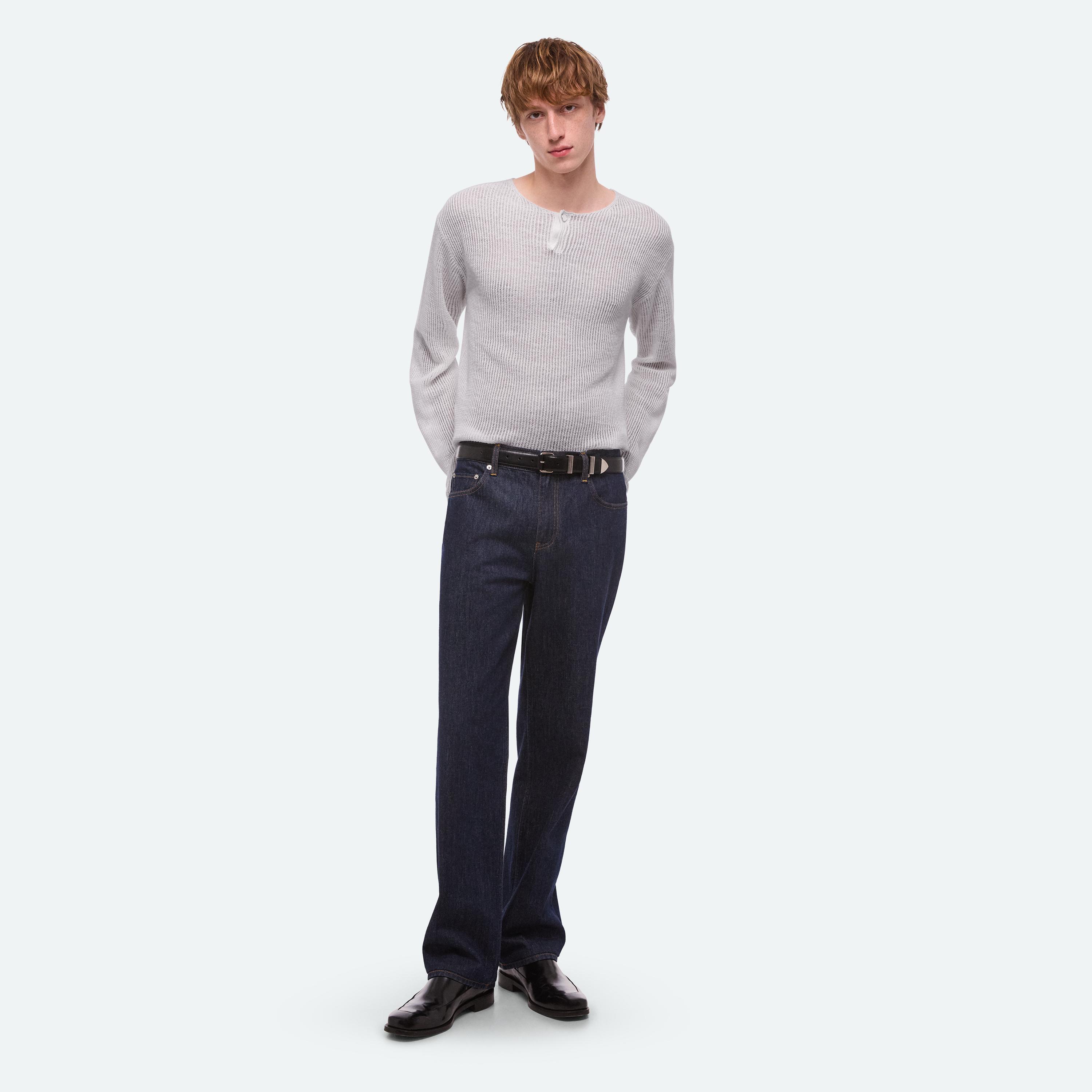 Textured Henley by HELMUT LANG