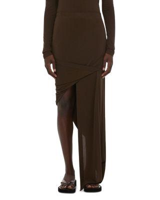 Twist Drape Skirt by HELMUT LANG