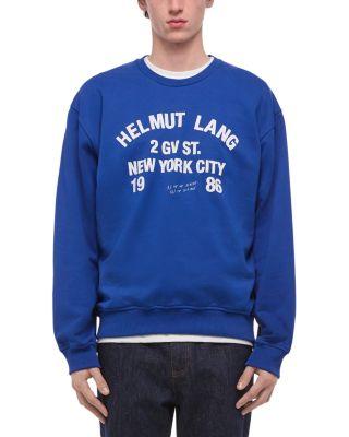 Varsity Compact Crewneck Sweatshirt by HELMUT LANG