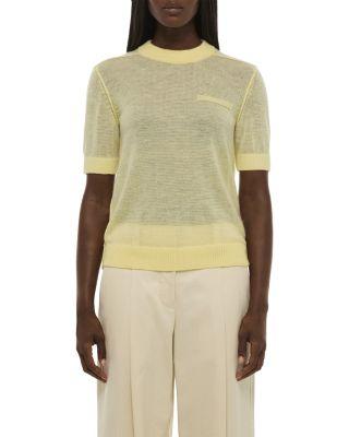 Wool Blend Sweater Tee by HELMUT LANG