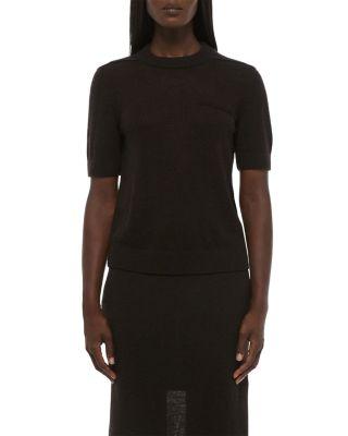 Wool Blend Sweater Tee by HELMUT LANG