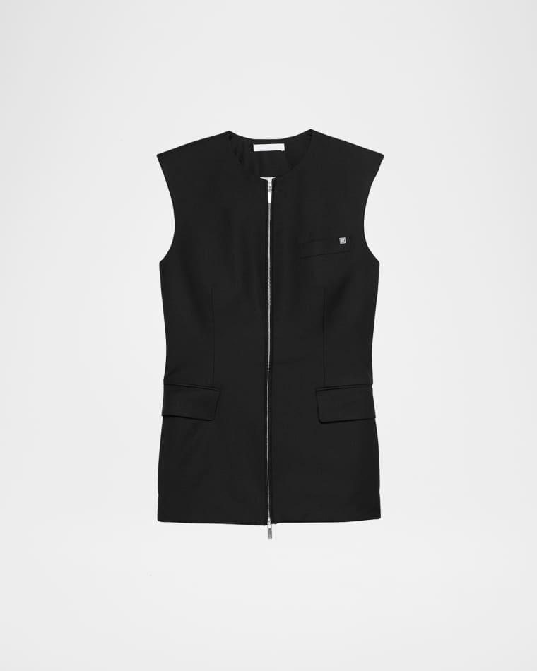 Zip Blazer Vest by HELMUT LANG
