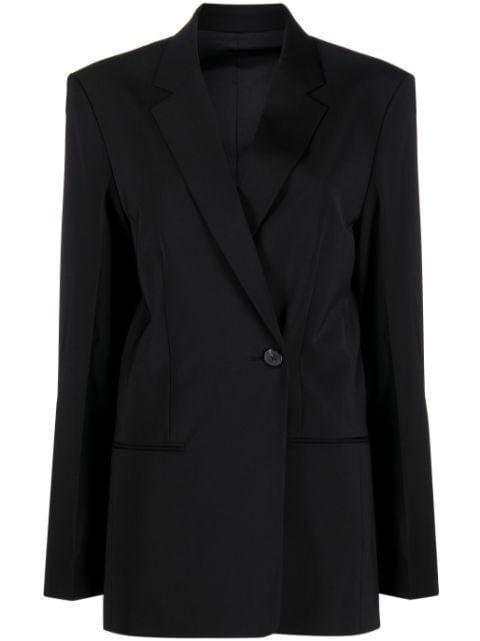 asymmetric double-breasted blazer by HELMUT LANG