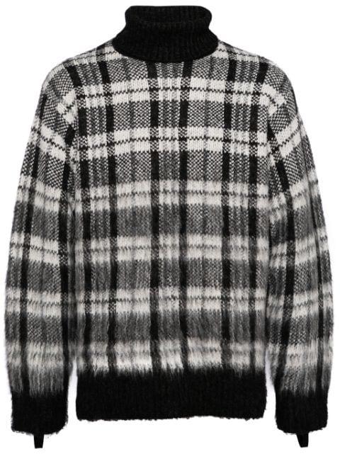 brushed turtleneck sweater by HELMUT LANG