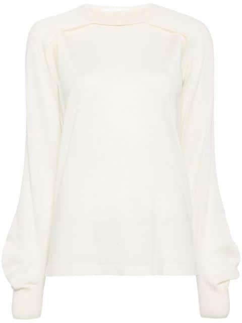 cut-out layered jumper by HELMUT LANG