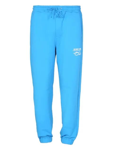 drawstring cotton track pants by HELMUT LANG