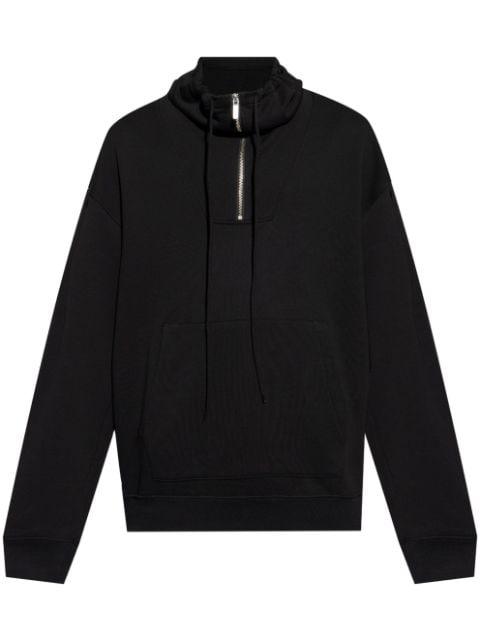 drawstring stand-up collar sweatshirt by HELMUT LANG