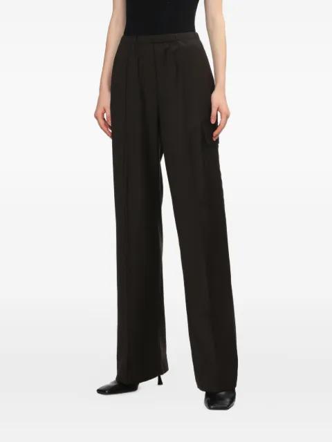 elastic-waist cargo trousers by HELMUT LANG