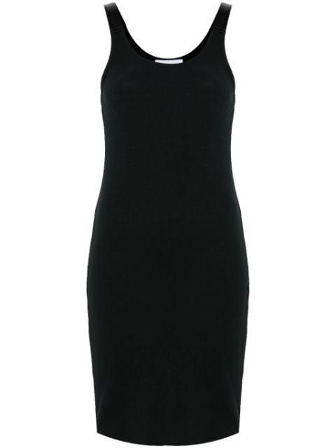 fine-ribbed mini dress by HELMUT LANG
