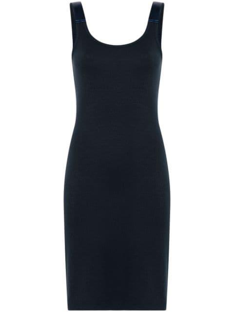 fine-ribbed mini dress by HELMUT LANG