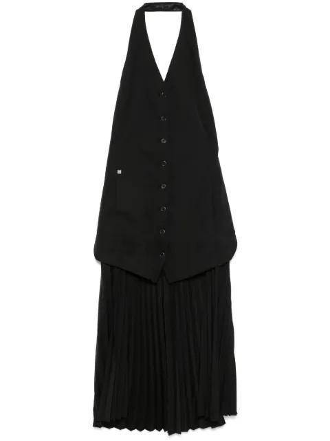 halter vest dress by HELMUT LANG