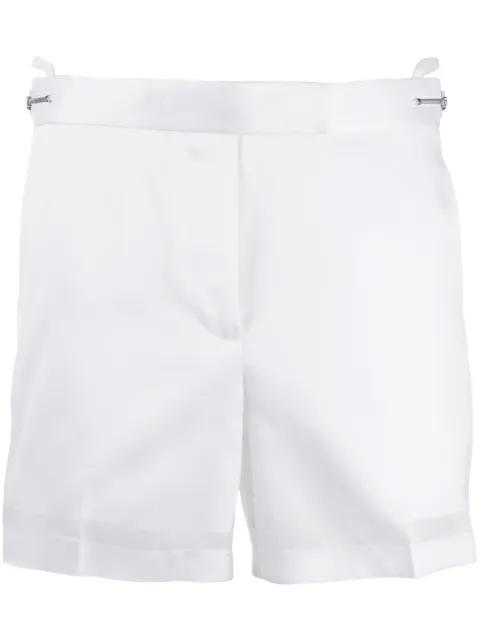high waist satin shorts by HELMUT LANG