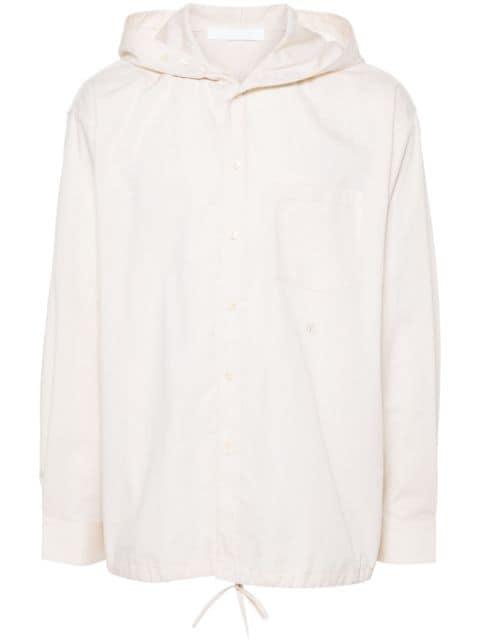hoodied shirt by HELMUT LANG