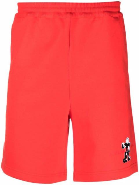 logo-detail track shorts by HELMUT LANG