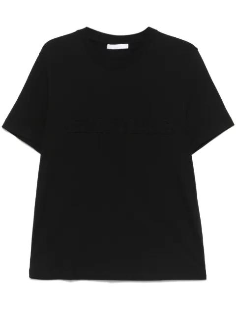 logo-embossed T-shirt by HELMUT LANG