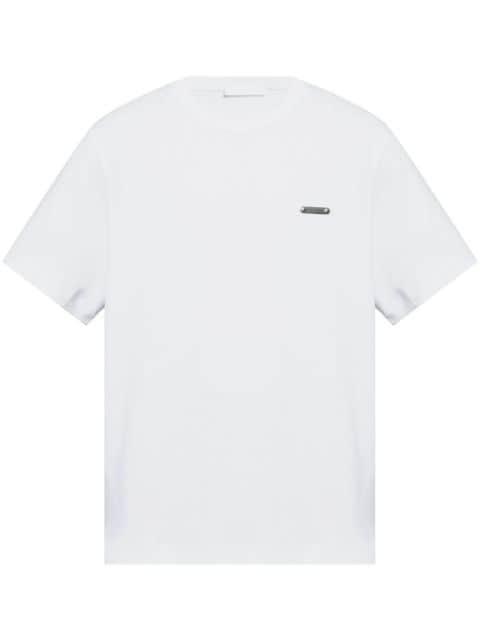 logo plaque cotton T-shirt by HELMUT LANG