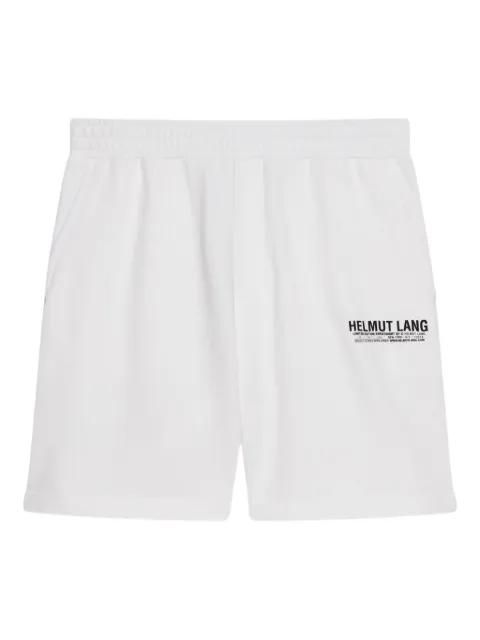 logo-print shorts by HELMUT LANG