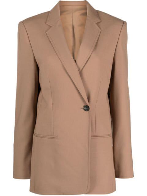 notched-lapels tailored blazer by HELMUT LANG