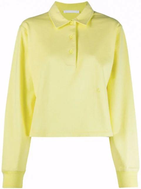polo collar sweatshirt by HELMUT LANG