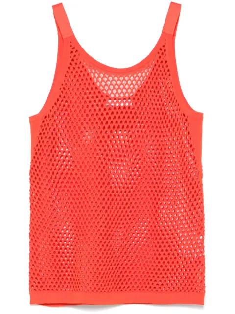 scoop-neck tank top by HELMUT LANG
