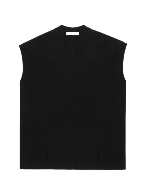 split wool vest by HELMUT LANG