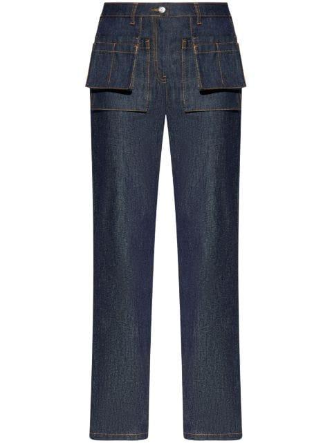 straight-leg cotton jeans by HELMUT LANG